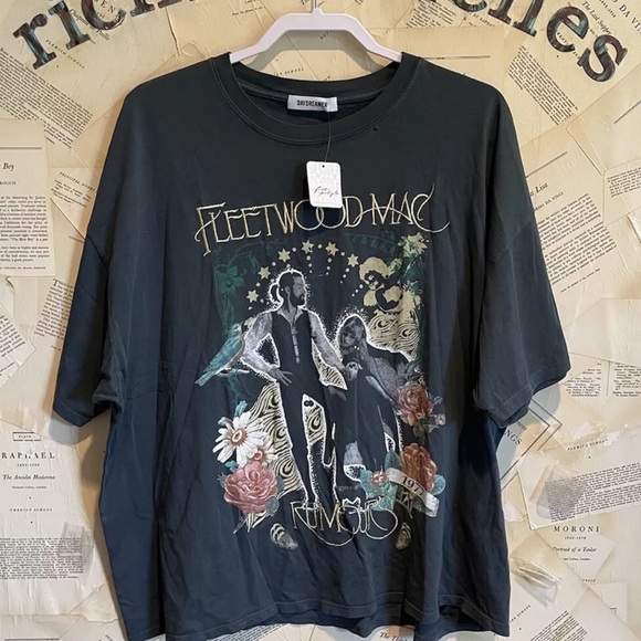 Free People Daydreamer Fleetwood Mac Rumours Tour 1977 Vitage Black - Picture 5 of 7